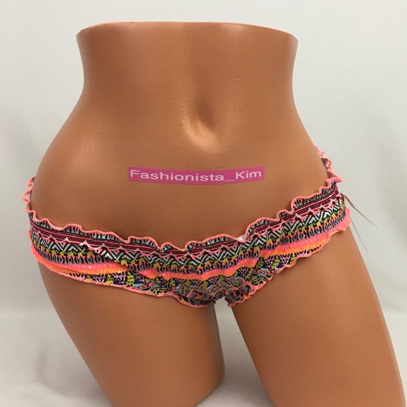 💕 Victoria's Secret ruffle cheeky swim bikini - Picture 2 of 6